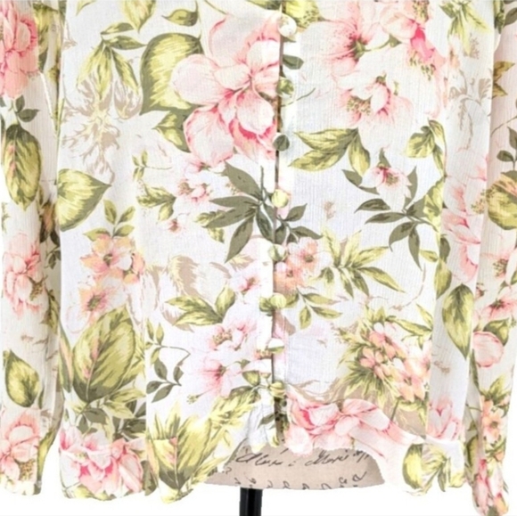 J. Jill Floral Button-Up Blouse - Picture 5 of 7